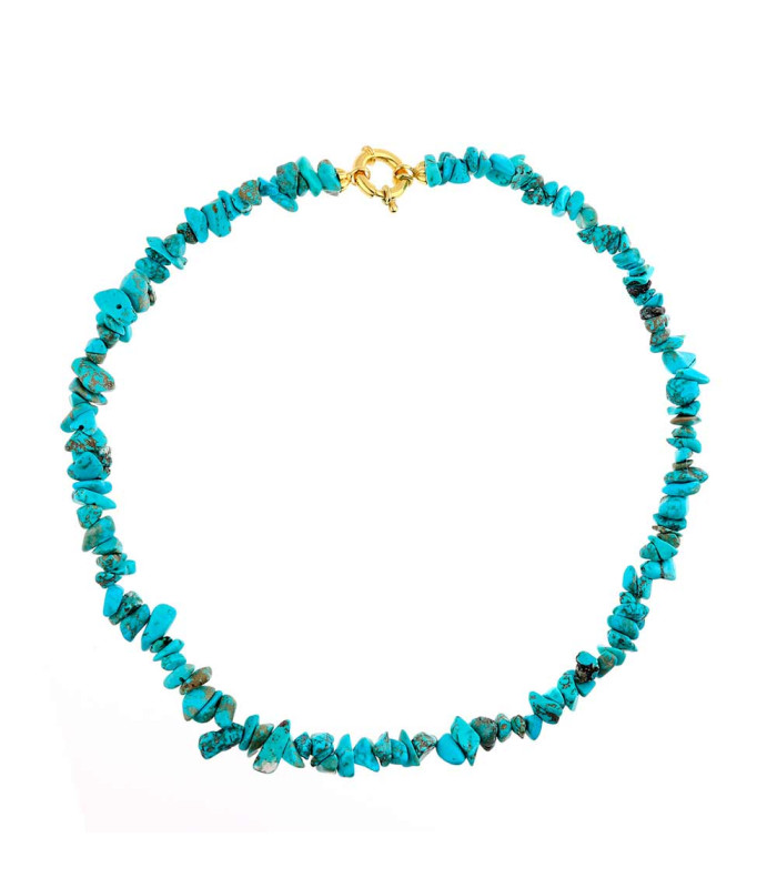 8 mm turquoise necklace with sailor clasp