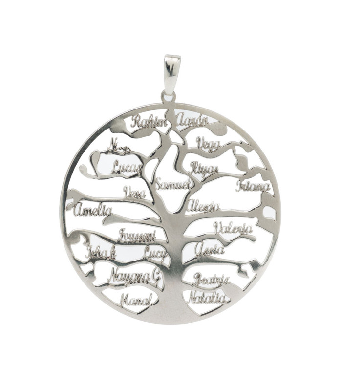 Tree of life pendant with 20 names.