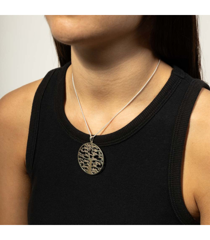 Tree of life necklace for women with 20 names.