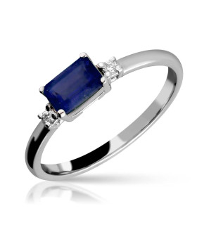 Sapphire Rings with Diamonds