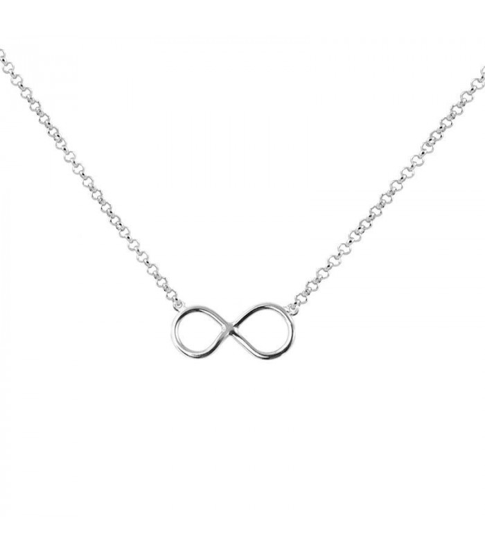 Infinity necklace in silver, symbol of the eternal | Hago