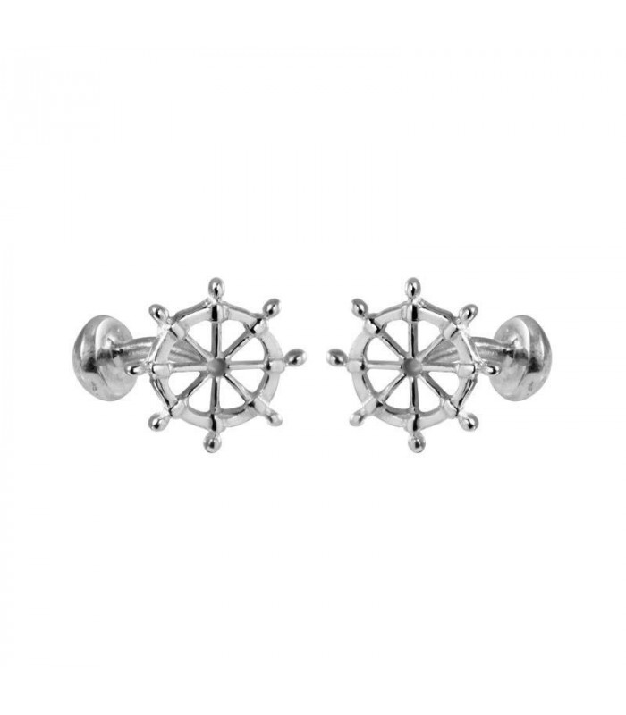 Cufflinks golden helm